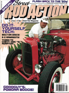 STREET ROD ACTION 1990 AUG - BOLT ON DISCS, NASTALGIA RODS, ARMRESTS, GOODGUYS*